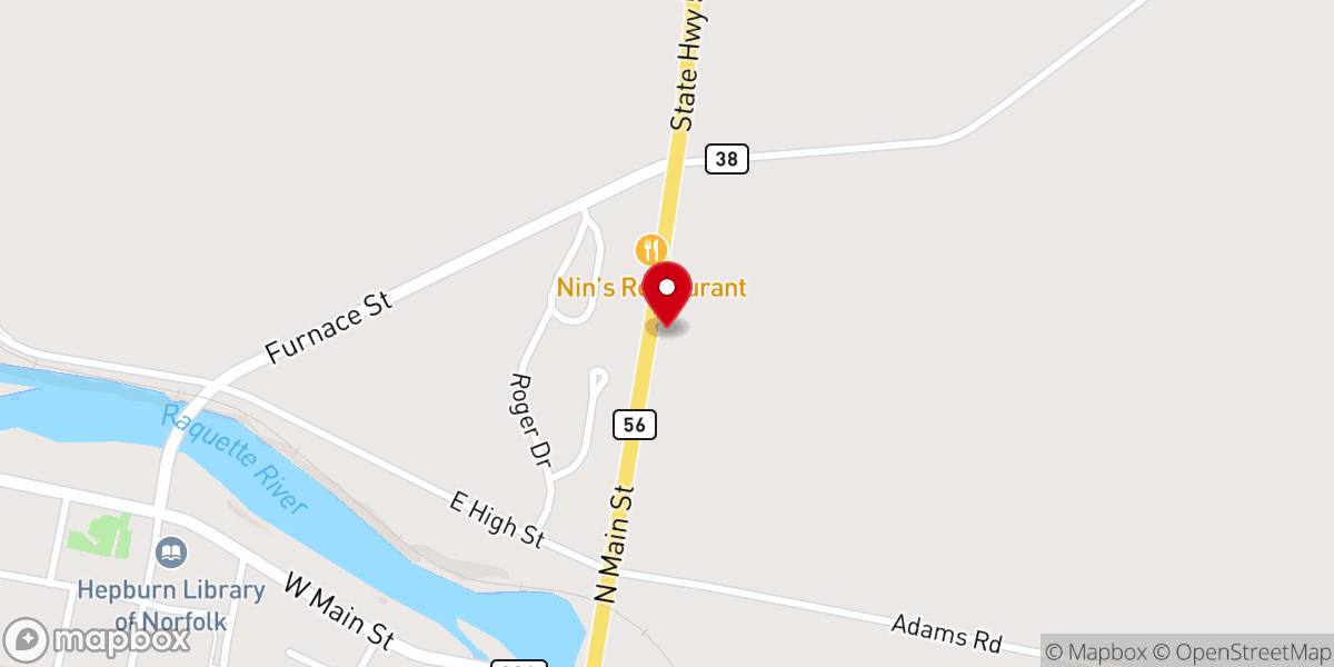 Map showing location of New Life Christian Fellowship