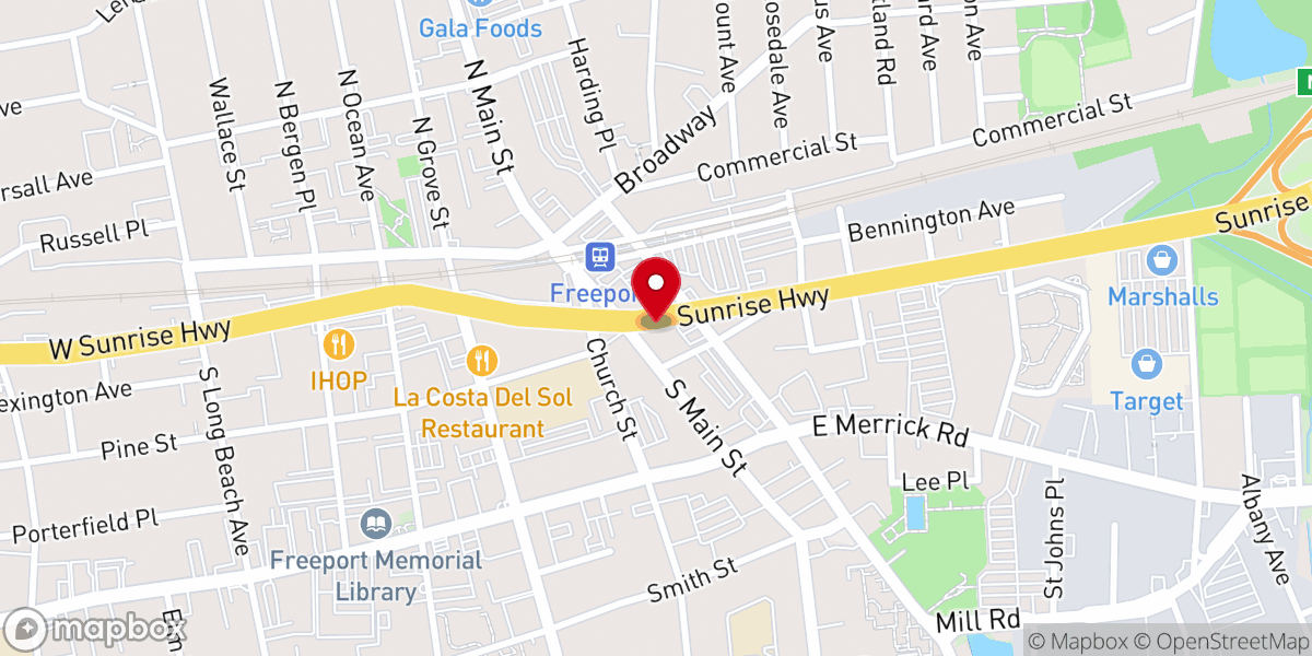 Map showing location of Church Street Securities Corporation