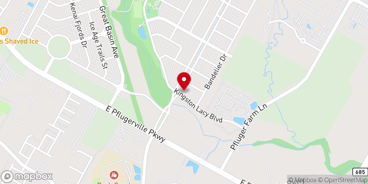 Map showing location of O E Williams Ministries