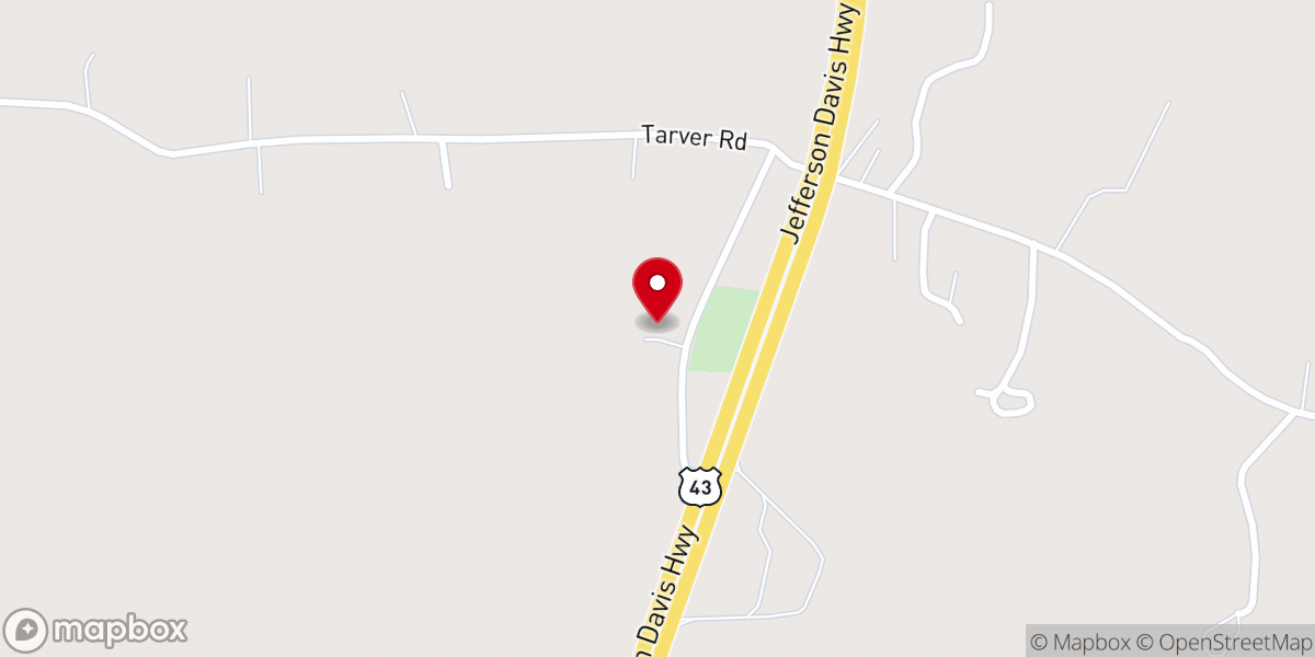Map showing location of Ebenezer Methodist Church