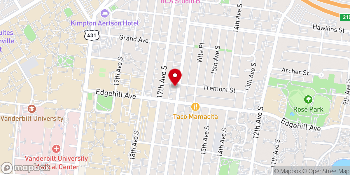 Map showing location of Brent Gambrell Ministries Inc