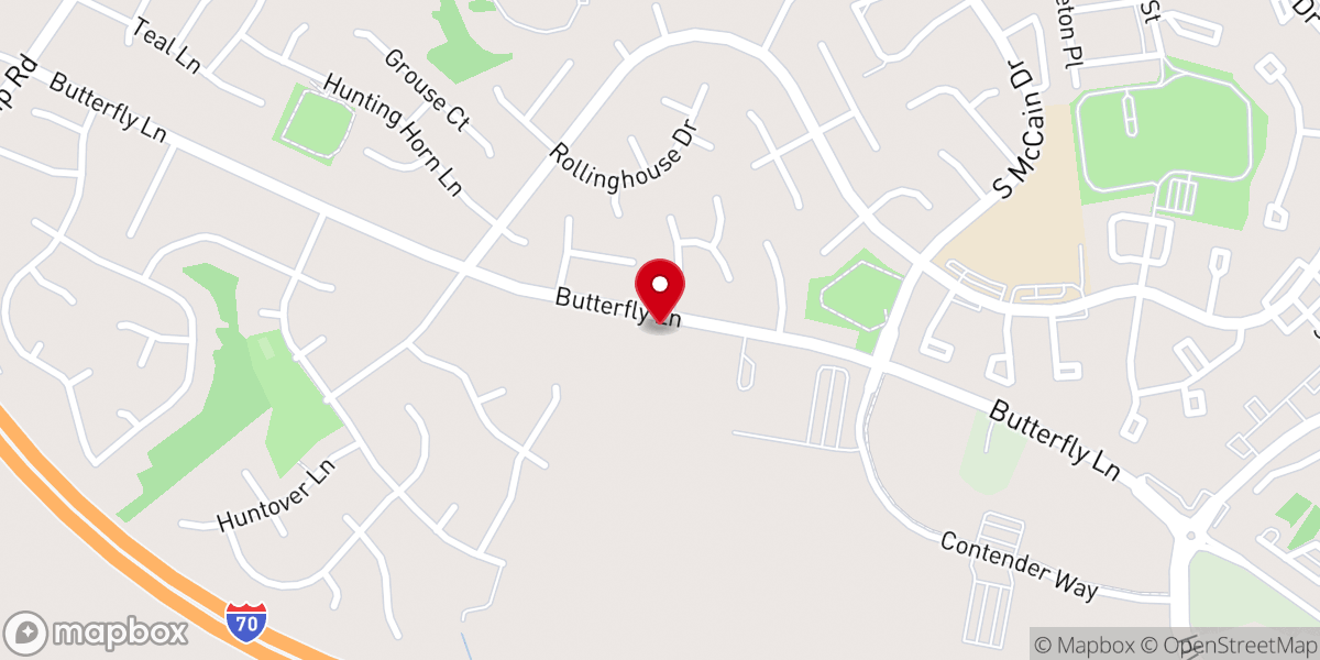 Map showing location of RCCG New Covenant City Church