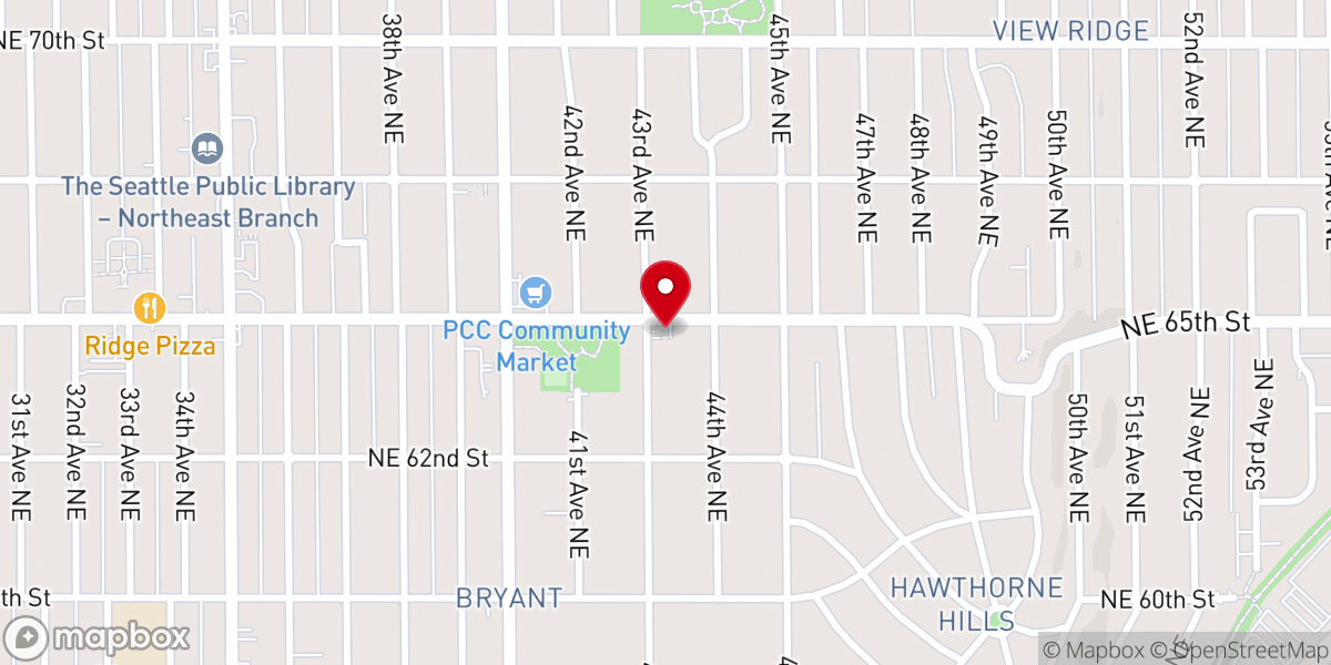 Map showing location of Congregation Shaarei Tefillah-Lubavitch