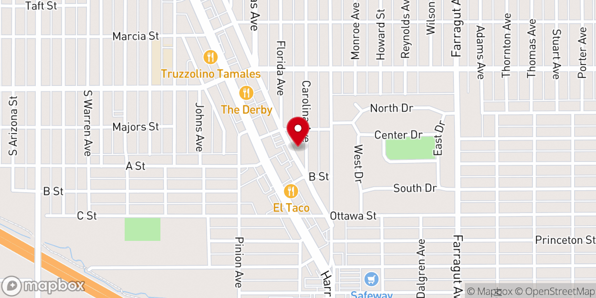 Map showing location of Butte Community Bible Church