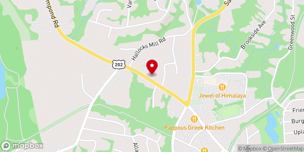 Map showing location of Flow Vineyard Church