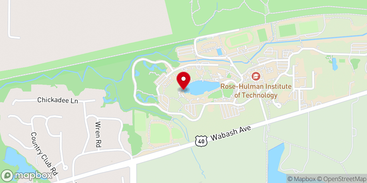 Map showing location of Rose Chapel