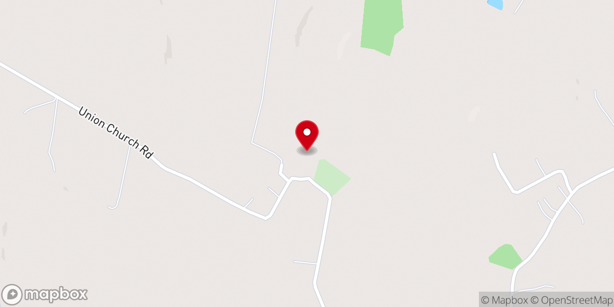 Map showing location of Union Christain Church