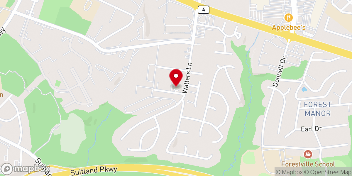 Map showing location of Life Builders Christian Center