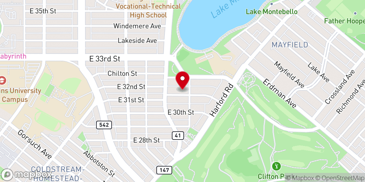 Map showing location of Sisters Keepers
