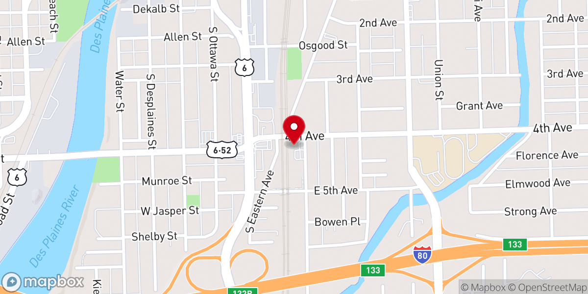 Map showing location of Glory International Harvest