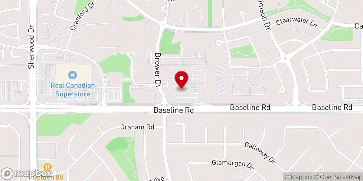 Map showing location of The Park Pentecostal Church
