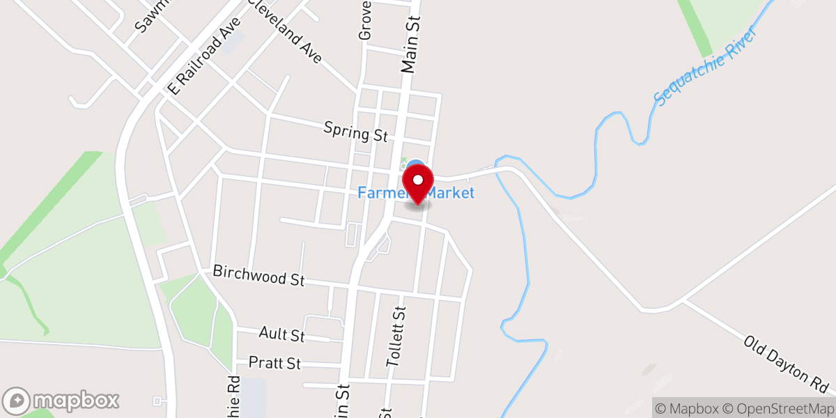 Map showing location of Bruce Compton, FNP-C