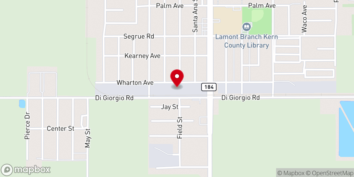 Map showing location of Lamont Church of God