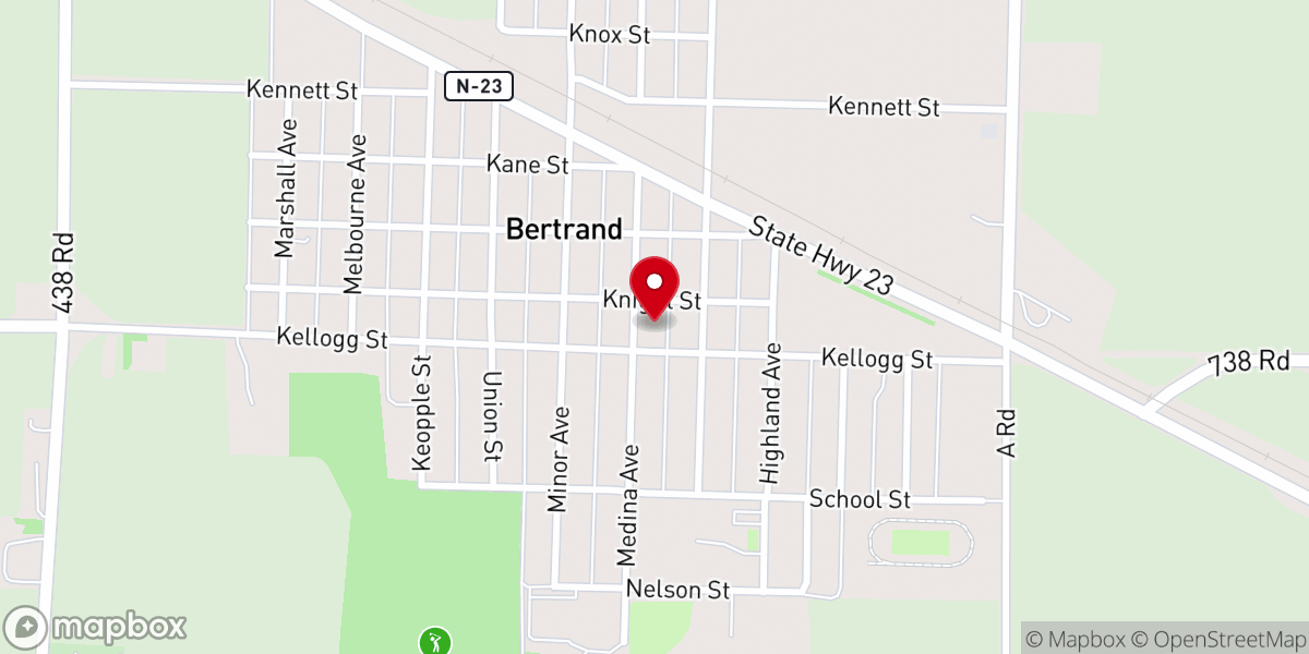 Map showing location of Immanuel Church & Adullam
