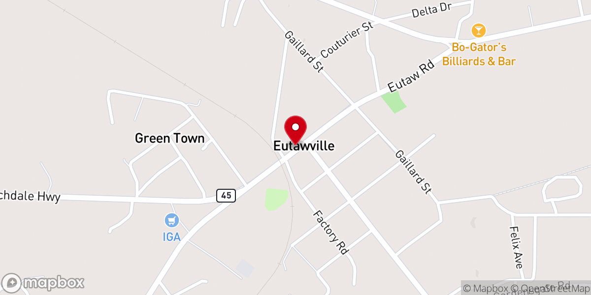 Map showing location of Full Gospel Deliverance Church