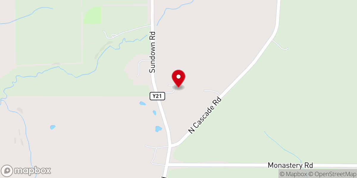 Map showing location of SonRise Mennonite Church