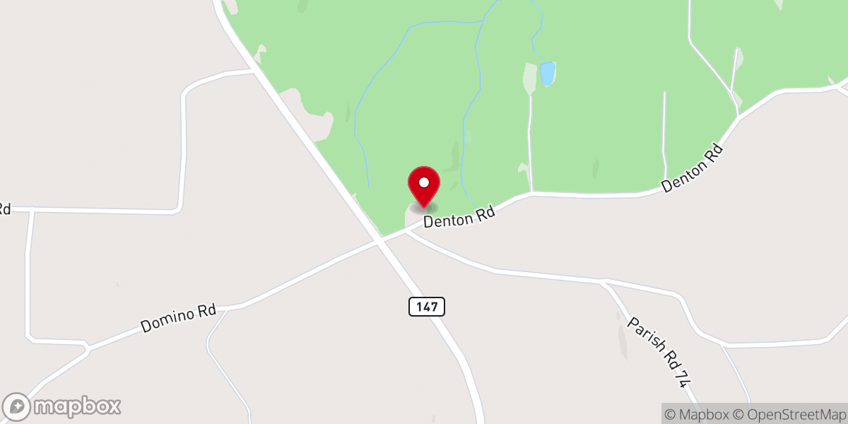 Map showing location of Union Baptist Church