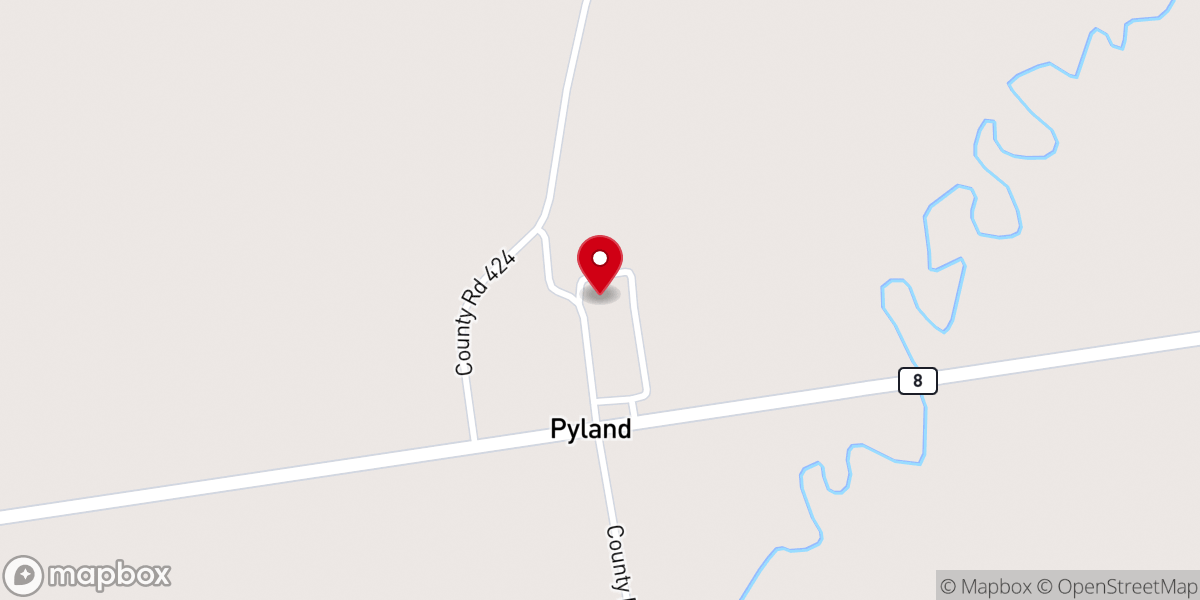 Map showing location of Love Christian Center