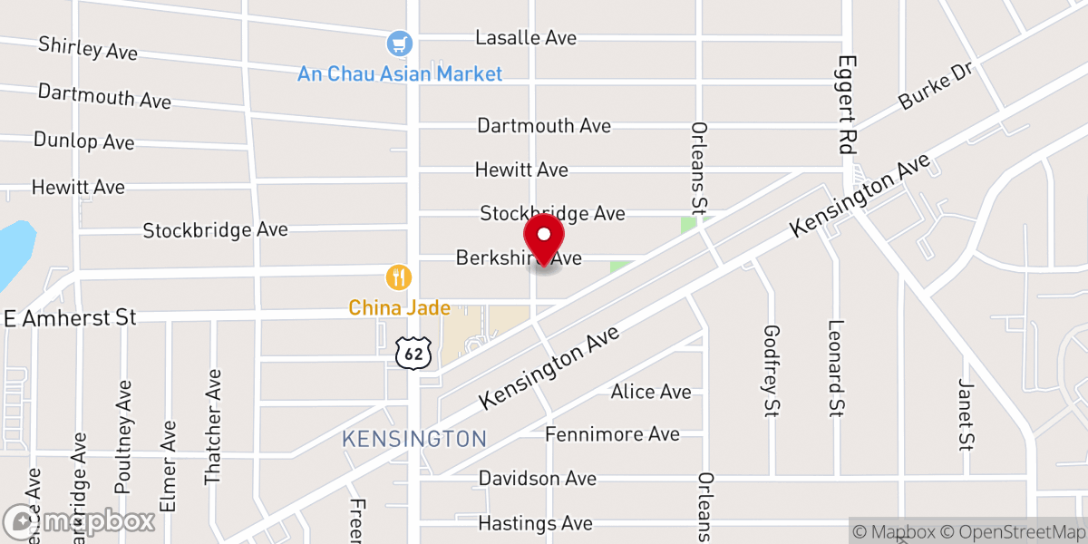 Map showing location of Nazareth Missionary Baptist Church