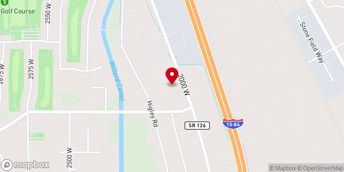 Map showing location of Northview Church Assemblies of God