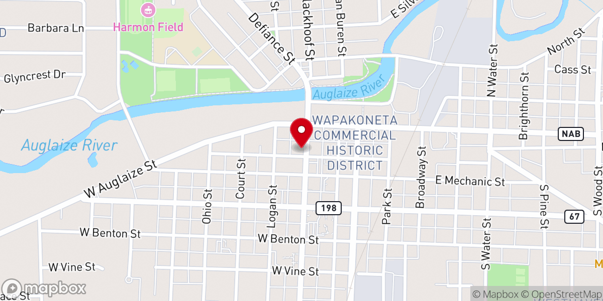 Map showing location of Long & Folk Chapel