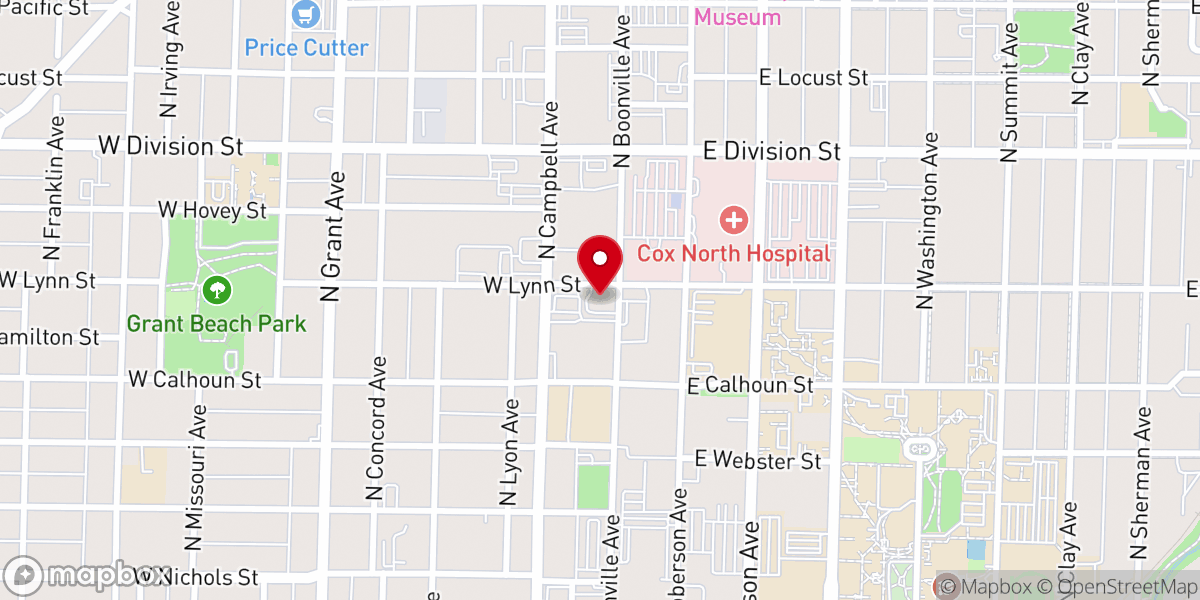 Map showing location of Joe Oden Ministries Inc