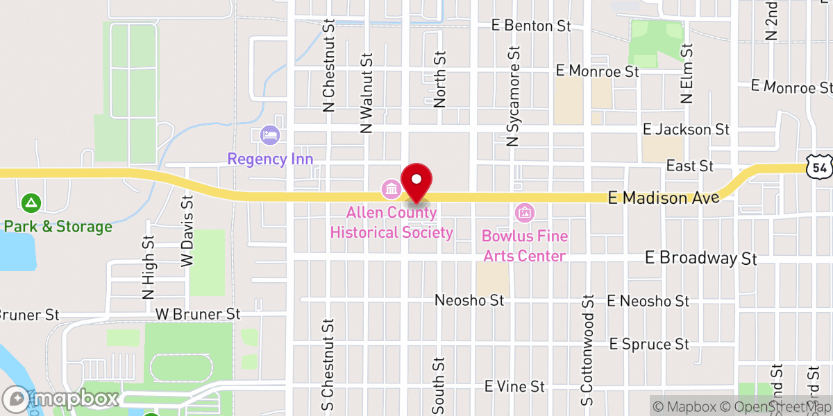 Map showing location of Freedom Ministries of American Incorporated