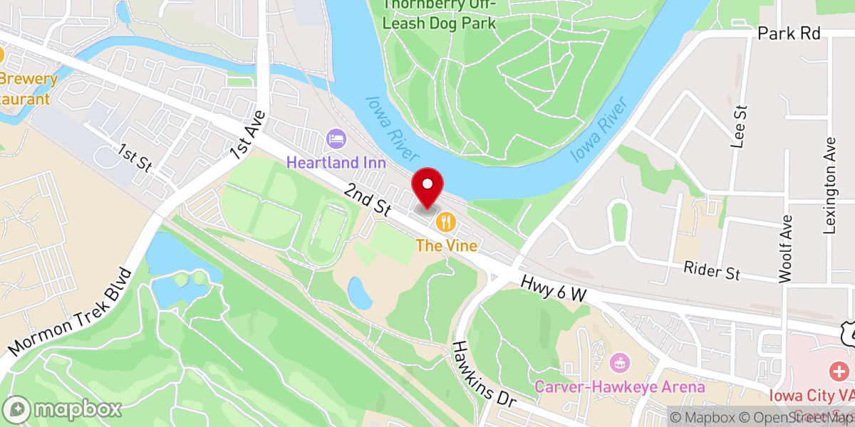 Map showing location of Solid Rock Christian Church