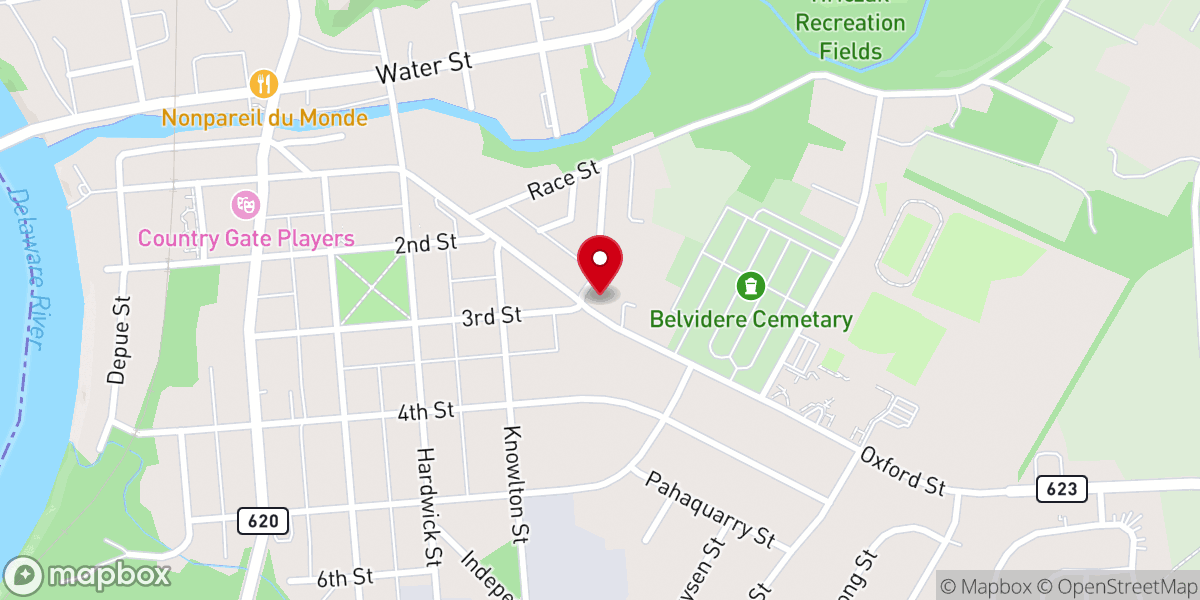 Map showing location of The Shoe Tree