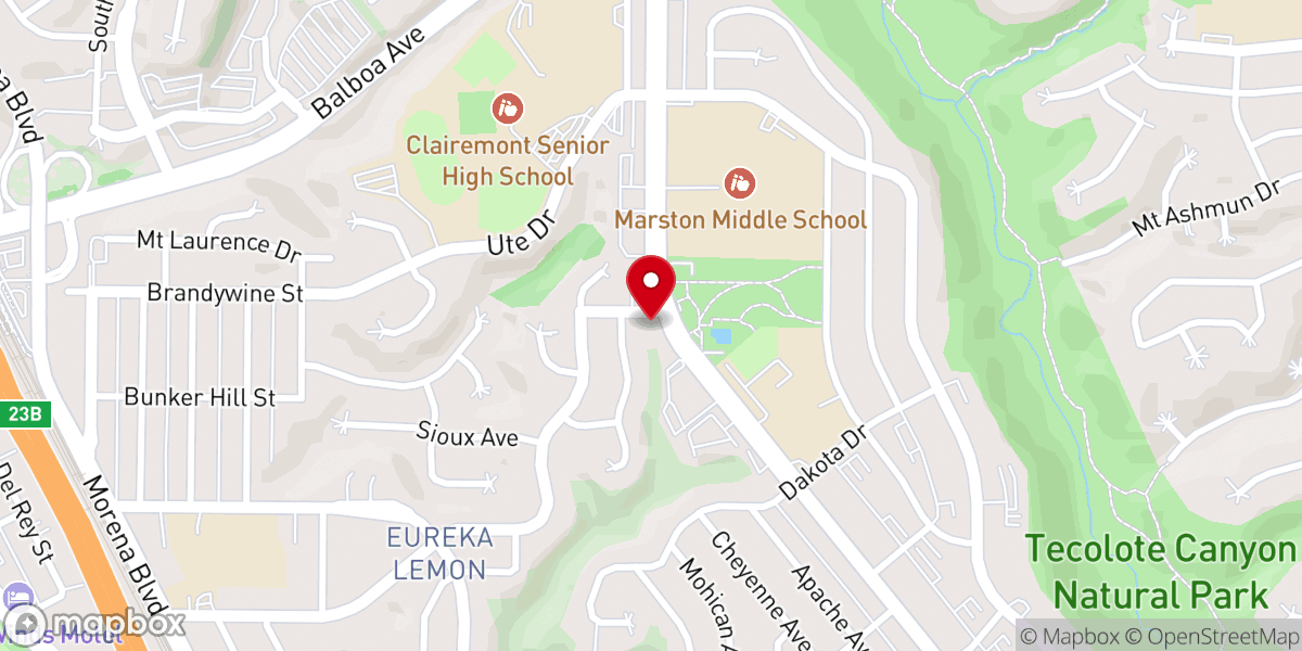 Map showing location of Christian Service Center