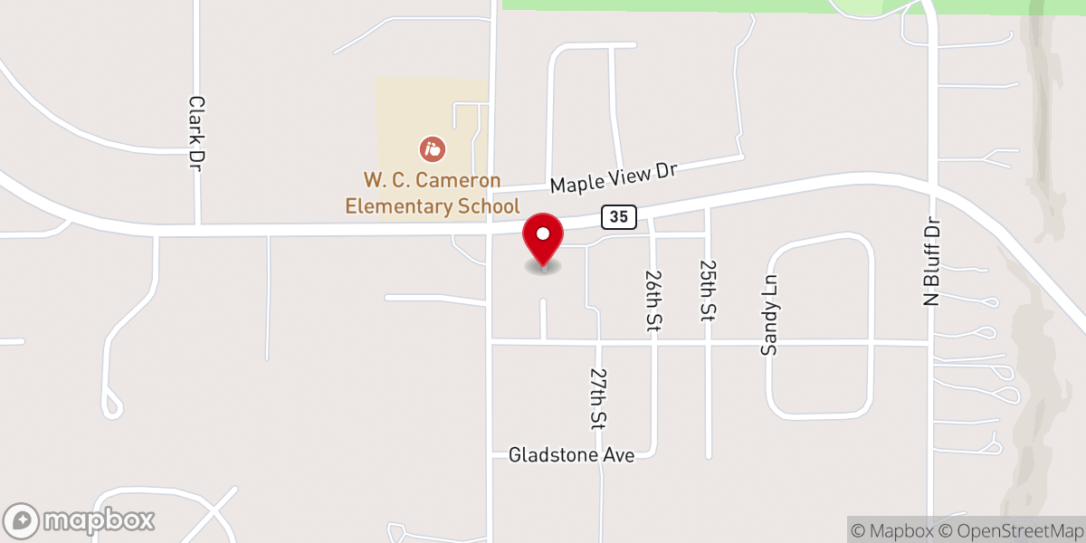 Map showing location of Grace Church