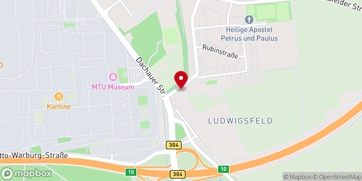 Map showing location of Georgisch Orthodoxe Kirche des heiligen Königs Wachtang Gorgassali