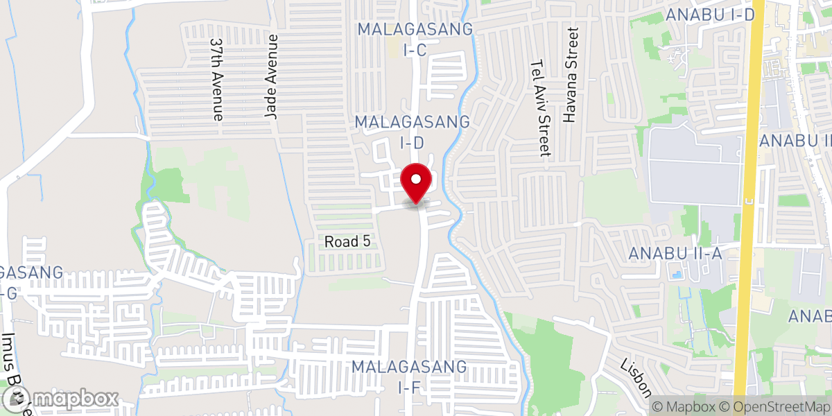 Map showing location of San Isidro Labrador Chapel - Malagasang