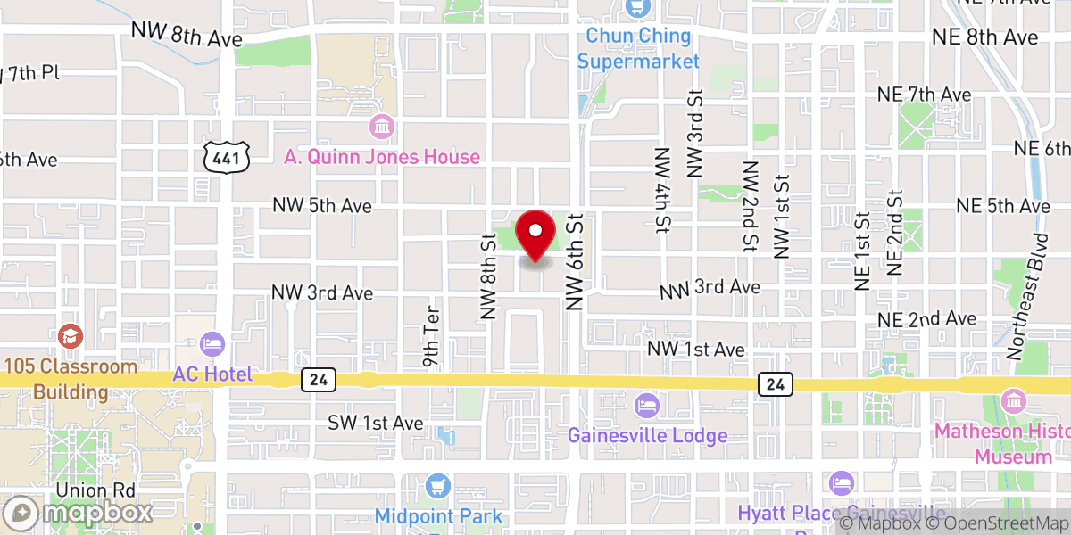 Map showing location of Mount Pleasant United Methodist Church