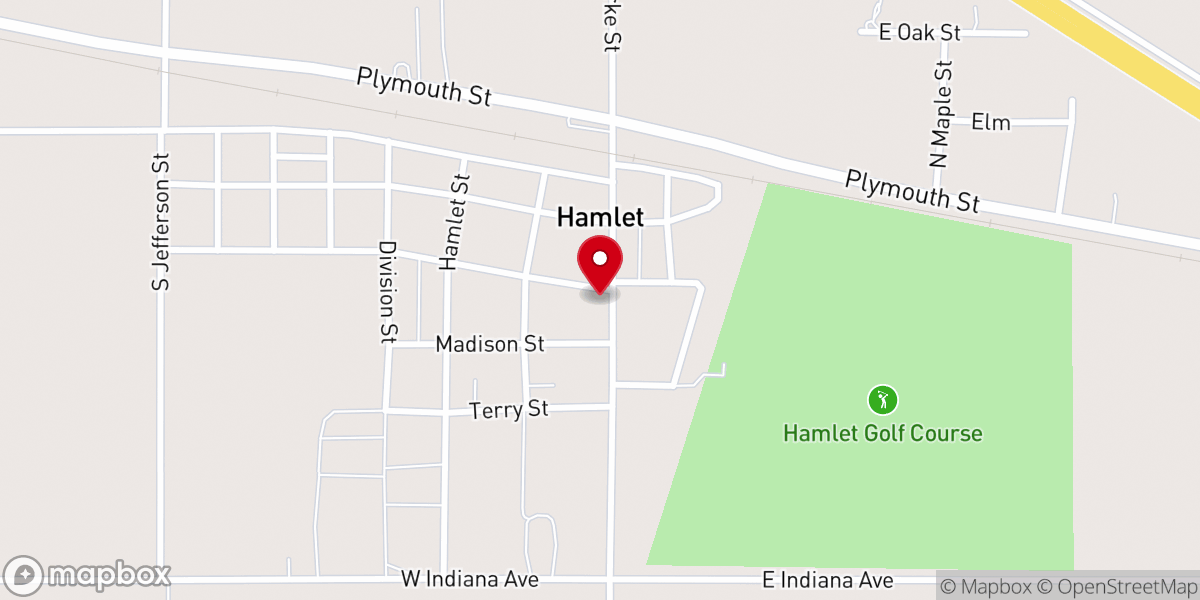 Map showing location of Holy Cross Church