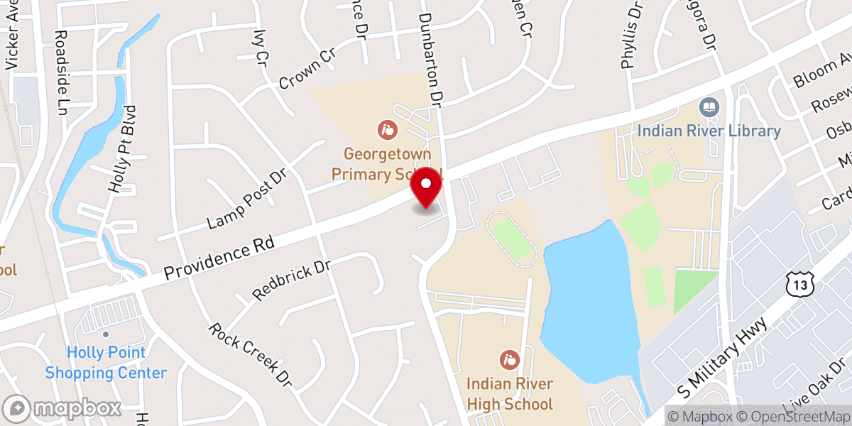 Map showing location of Saint Pauls Methodist Church