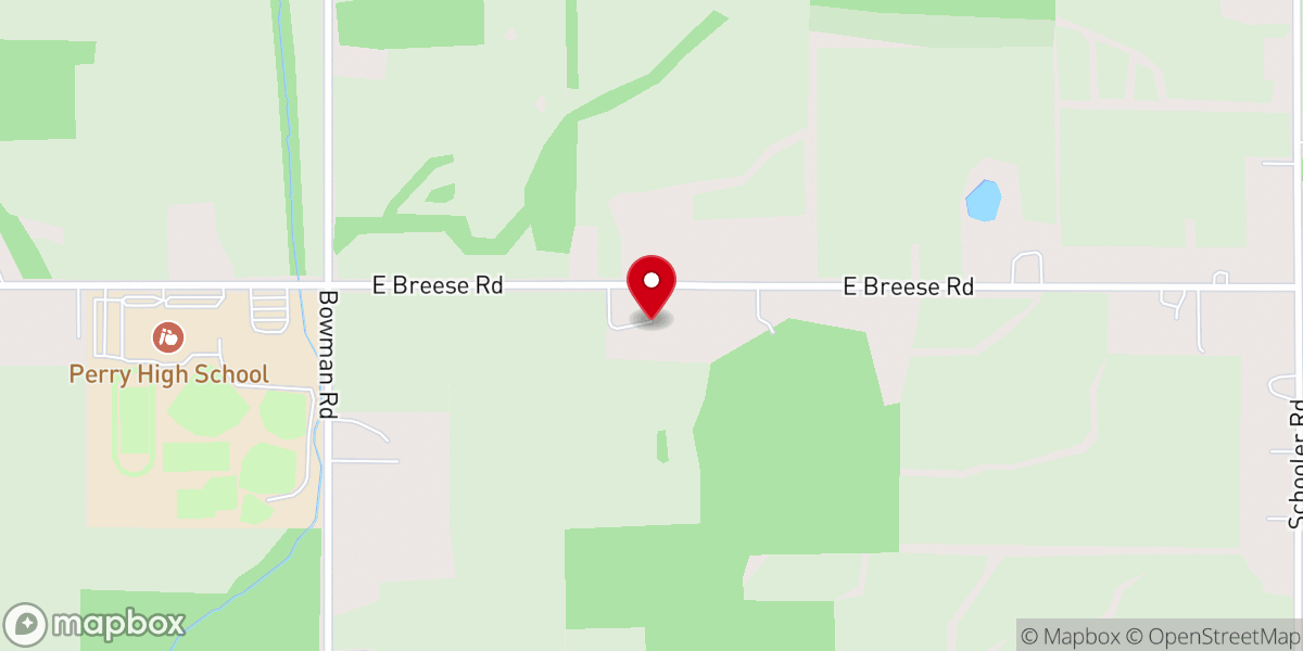Map showing location of Perry Church Of Faith