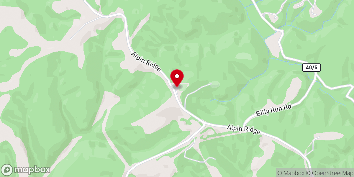 Map showing location of Aplin Church