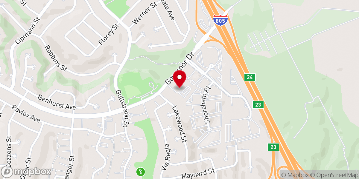 Map showing location of Canyons Church