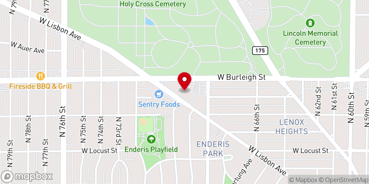 Map showing location of Mother of Good Counsel