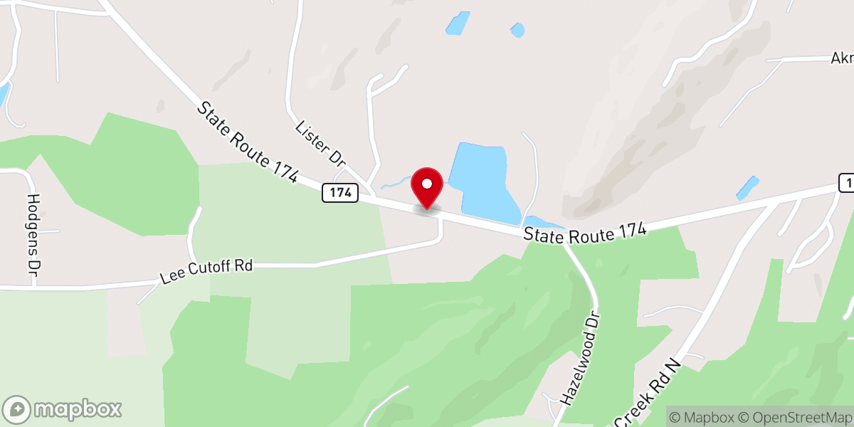 Map showing location of Lister Memorial Church