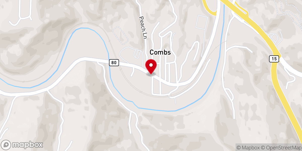 Map showing location of Sovereign Grace Baptist Church