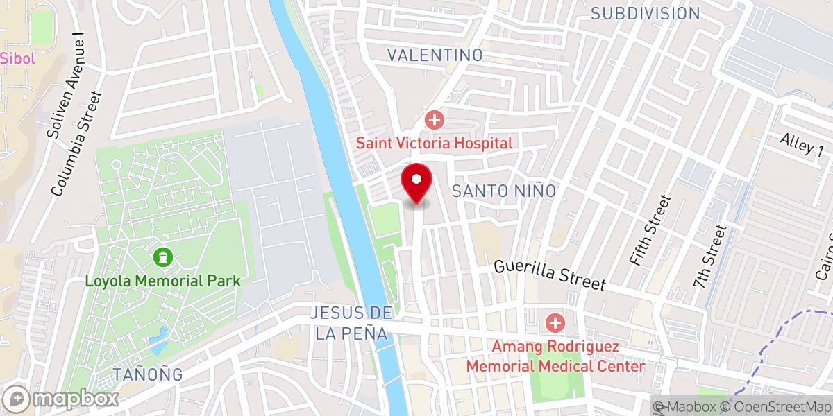 Map showing location of CHRISTIAN CHURCH OF FAITH-MARIKINA
