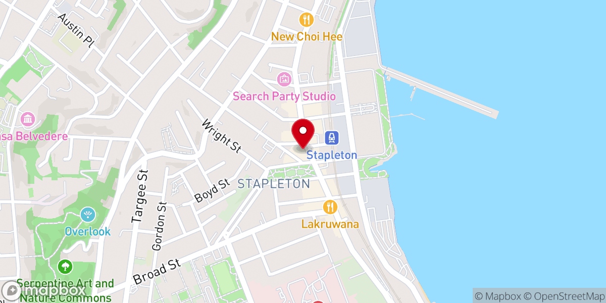 Map showing location of Hope Outreach Worship Center