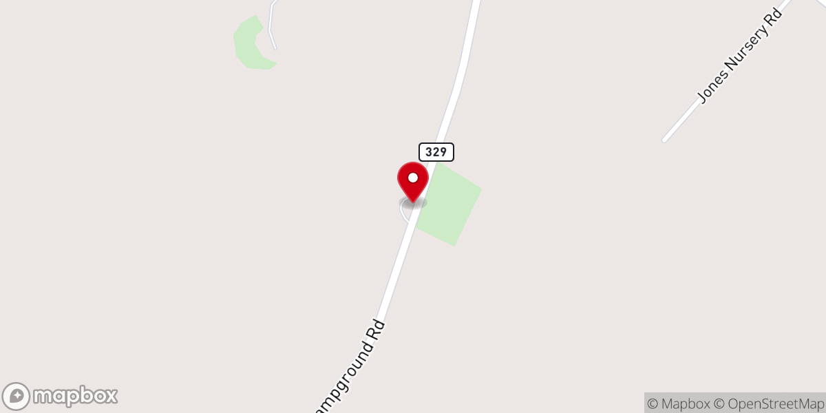 Map showing location of Ways Baptist Church