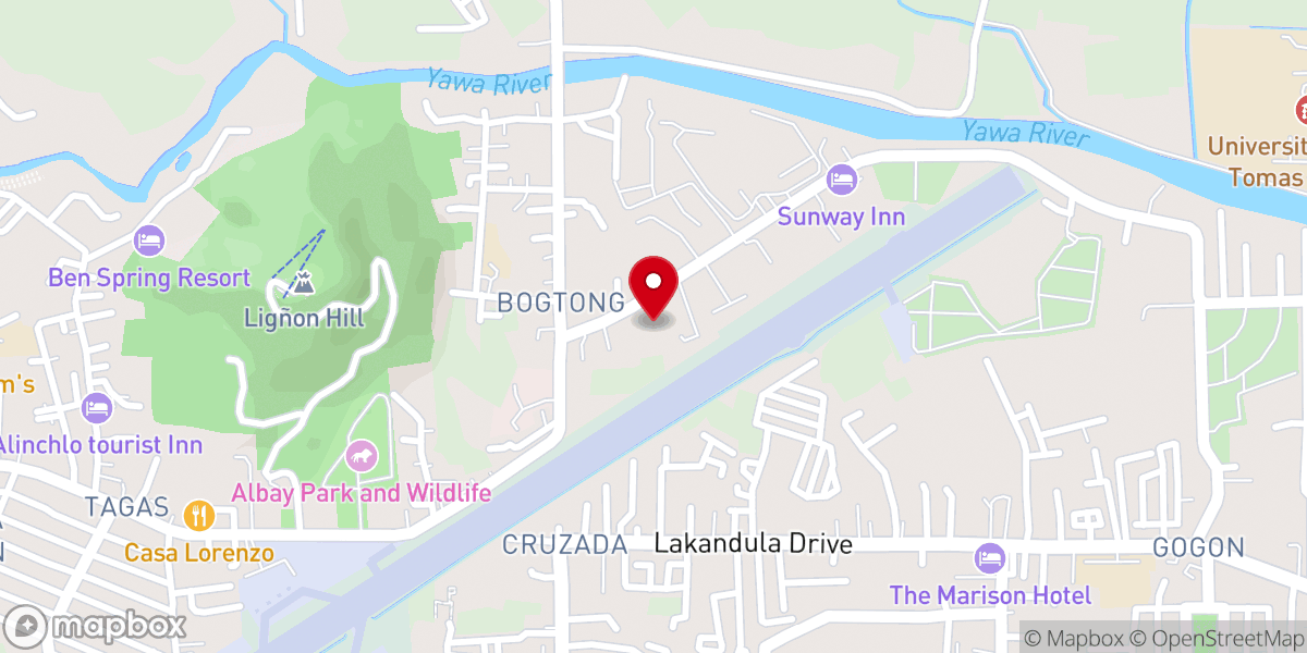 Map showing location of MCGI Legazpi City