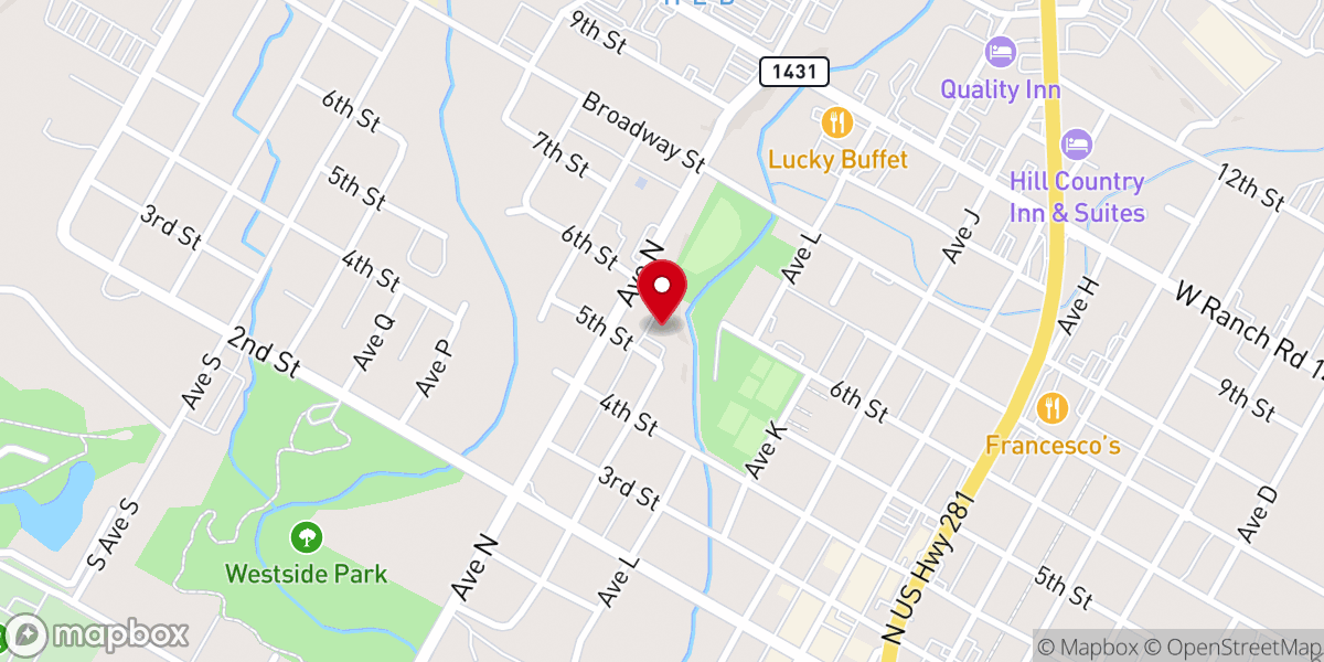 Map showing location of Iglesia Del Dios Vivo