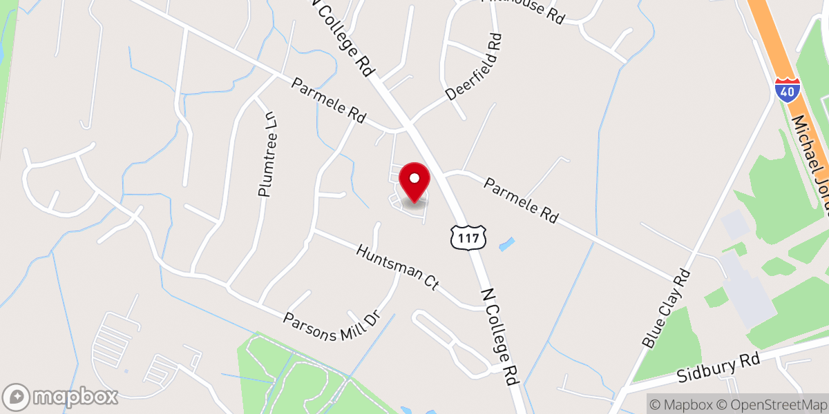 Map showing location of Calvary Chapel Community Church