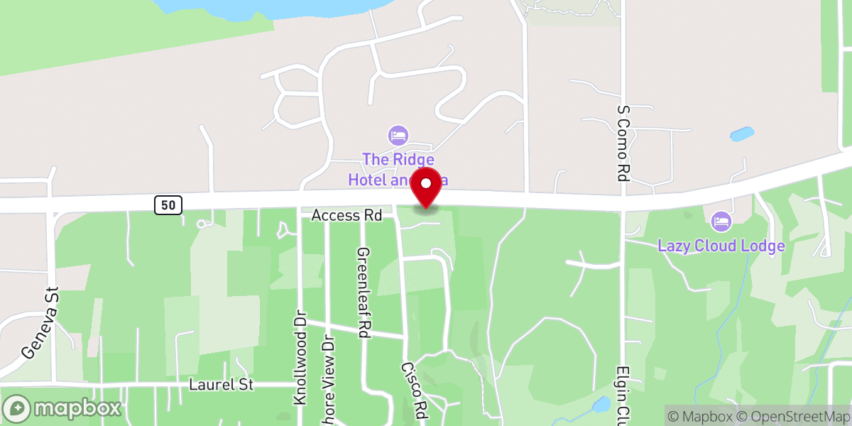 Map showing location of Christian Arts Centre