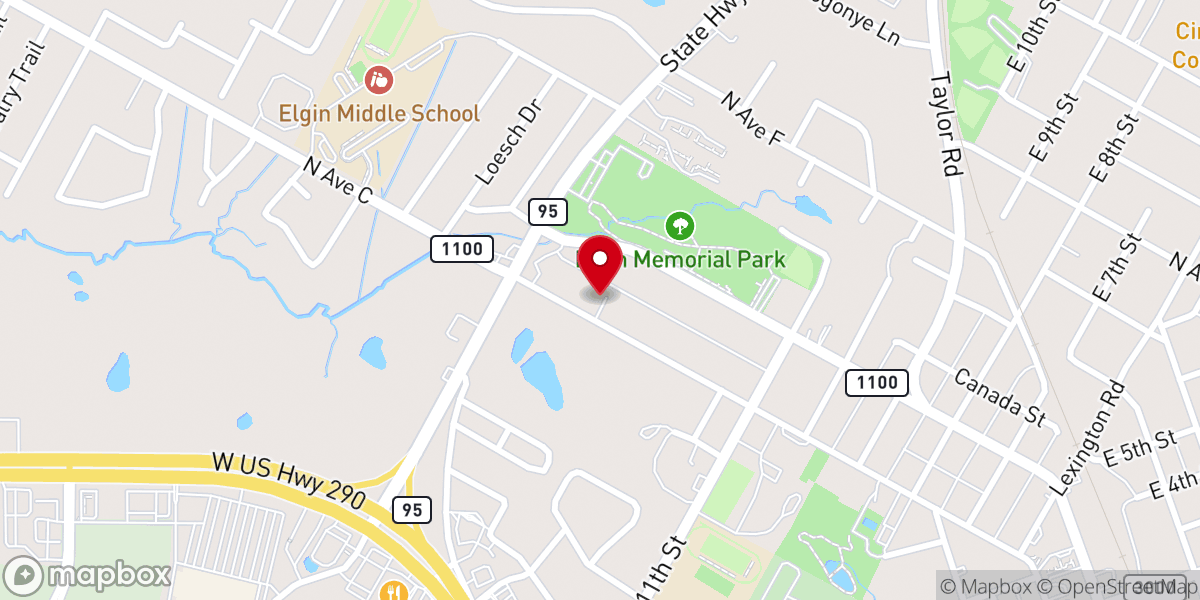 Map showing location of Evangelical Free Church